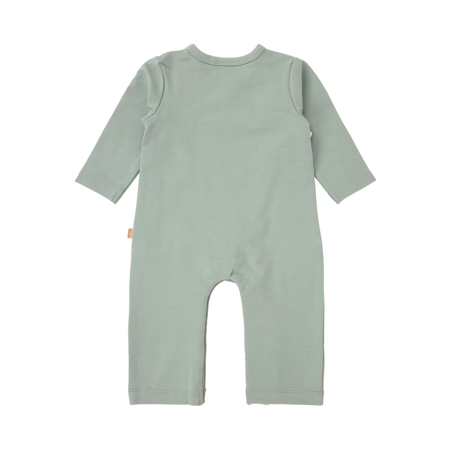 Strampler, Baby Overall - Bio Baumwolle, Granit Grün