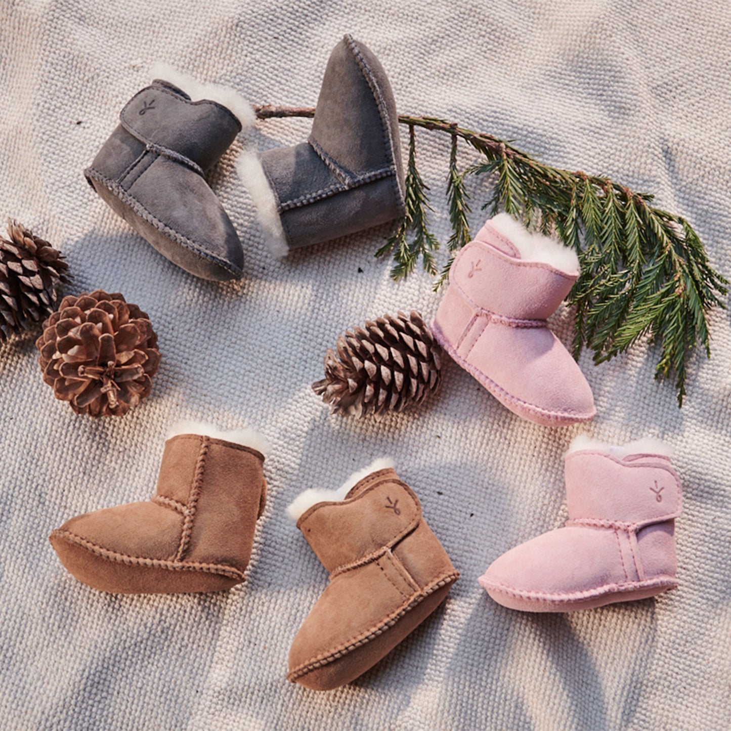 Baby Bootie Charcoal