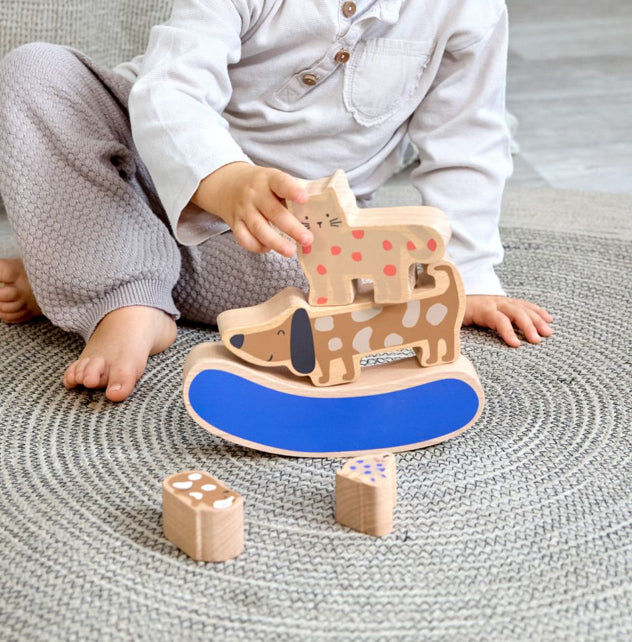 Stapelspielzeug Holz, Little Mateys
