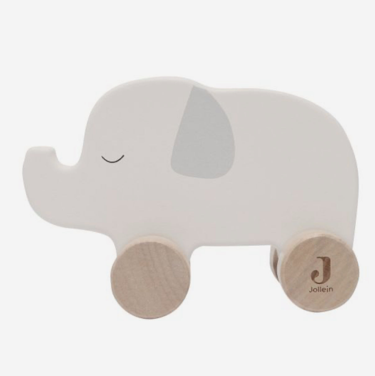 Holzelefant auf Rädern