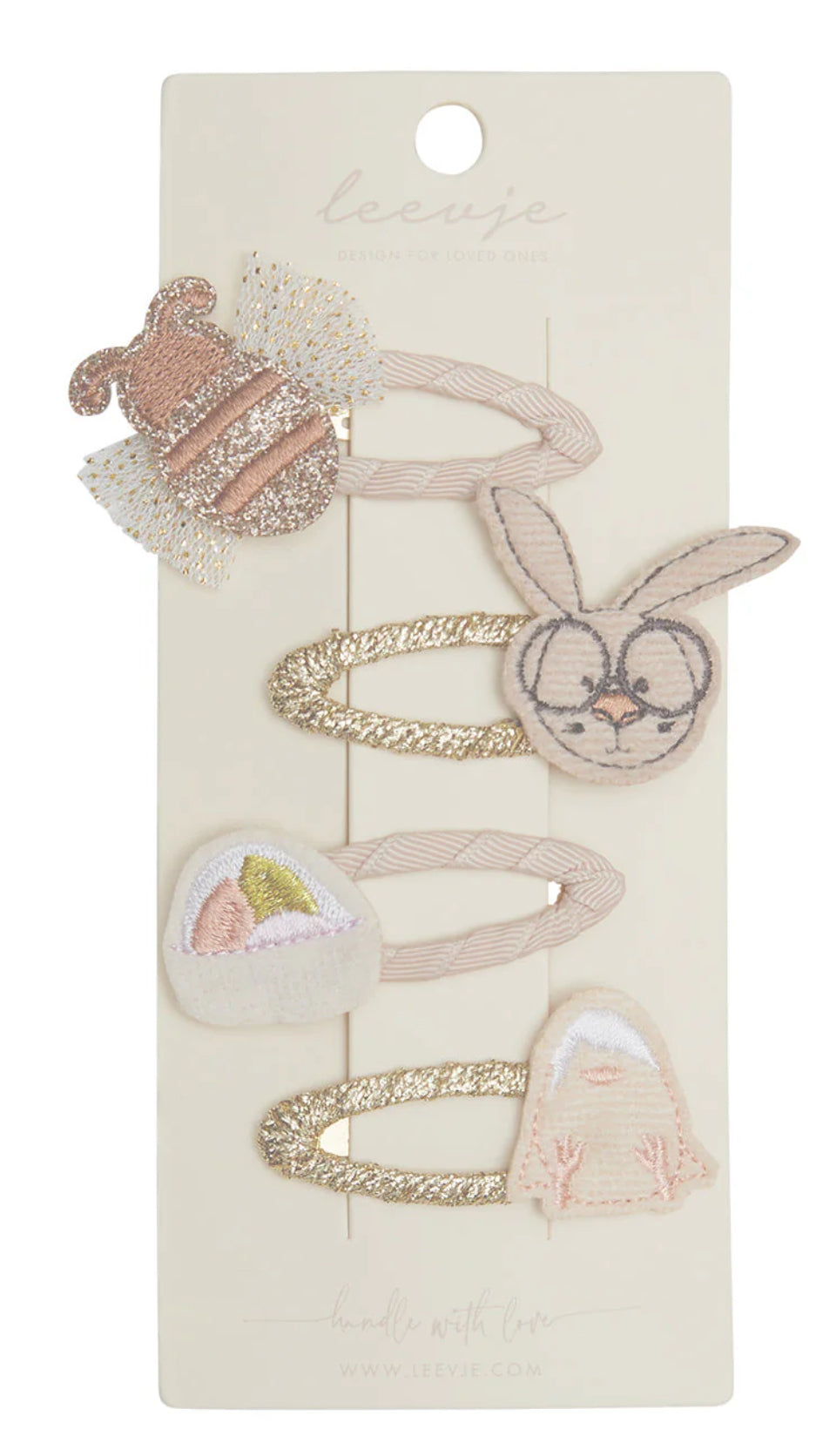 Haarspangen 'golden easter clips'