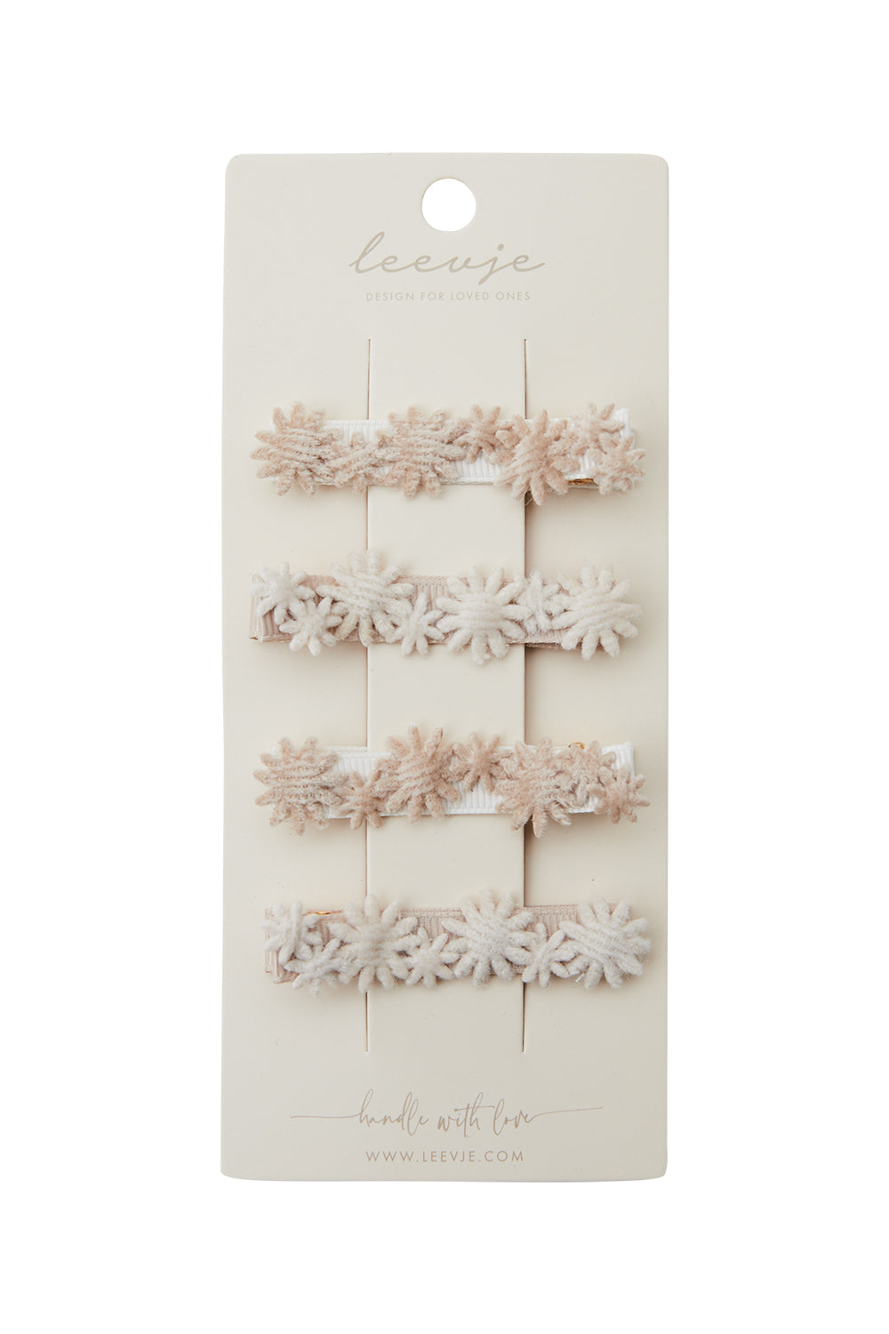 Haarspangen "Tiny Corduroy Flowers"