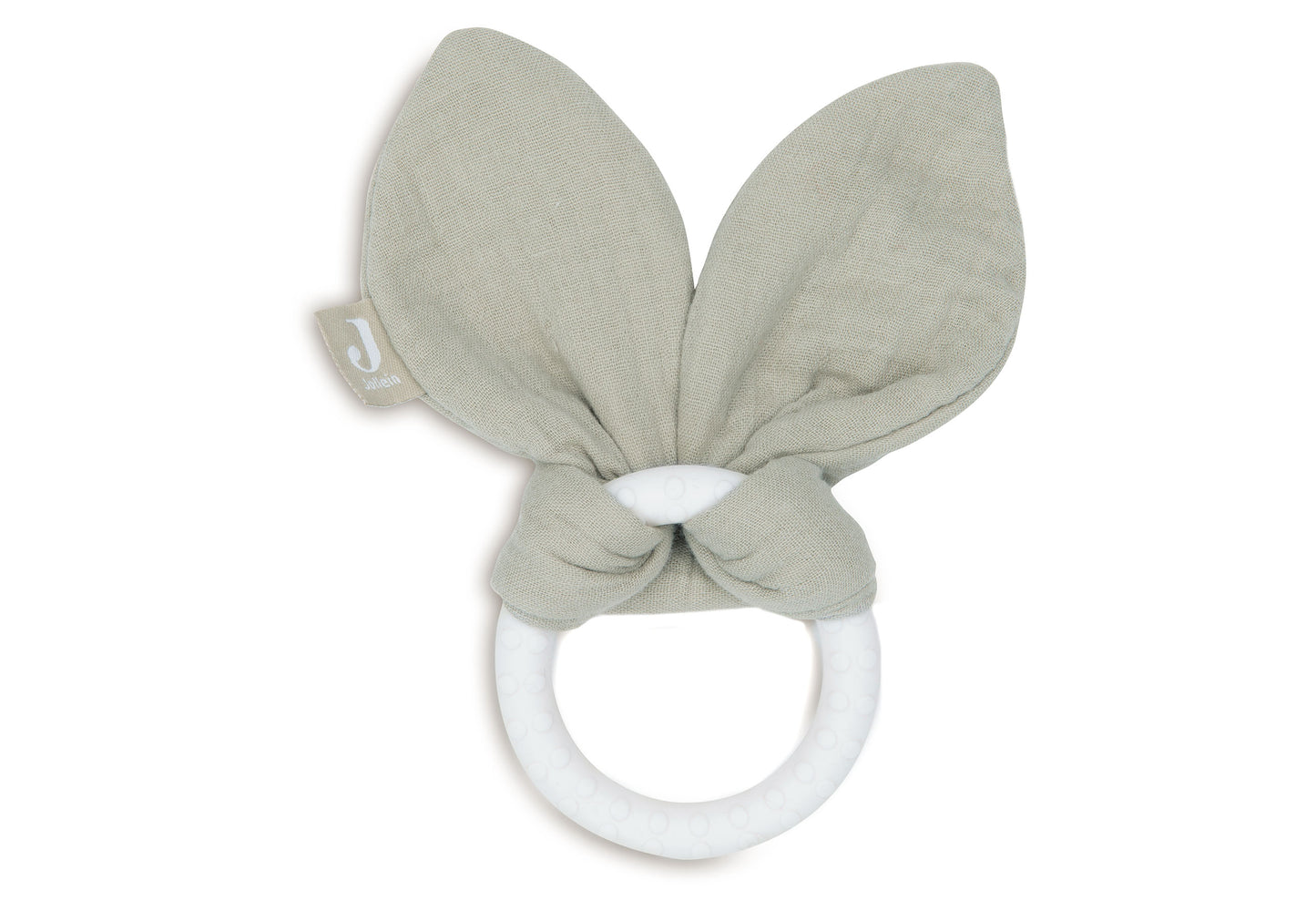 Beißring Silikon Bunny Ears Olive Green