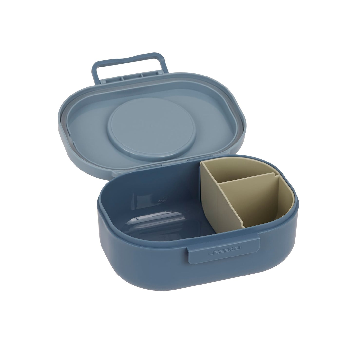 BROTDOSE KINDER - STYLE & SNACK PATTERN PARTY, BLAU GRÜN