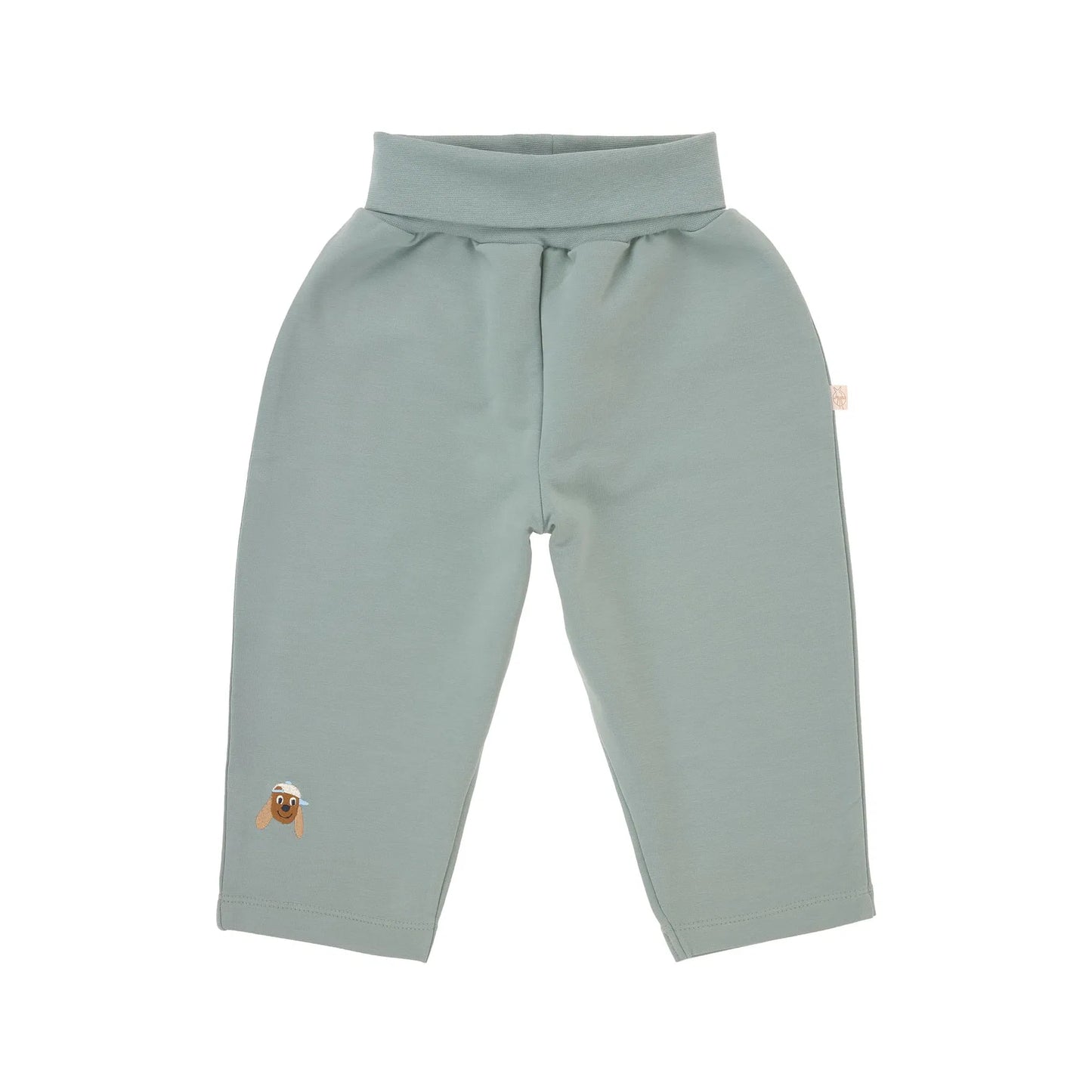 Babyhose Sweatpants - Bio Baumwolle, Granit Grün