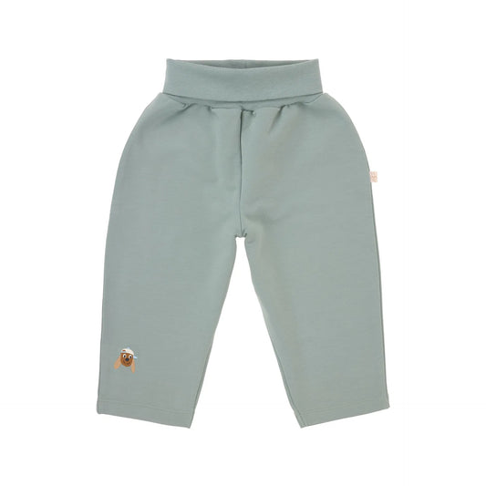 Babyhose Sweatpants - Bio Baumwolle, Granit Grün