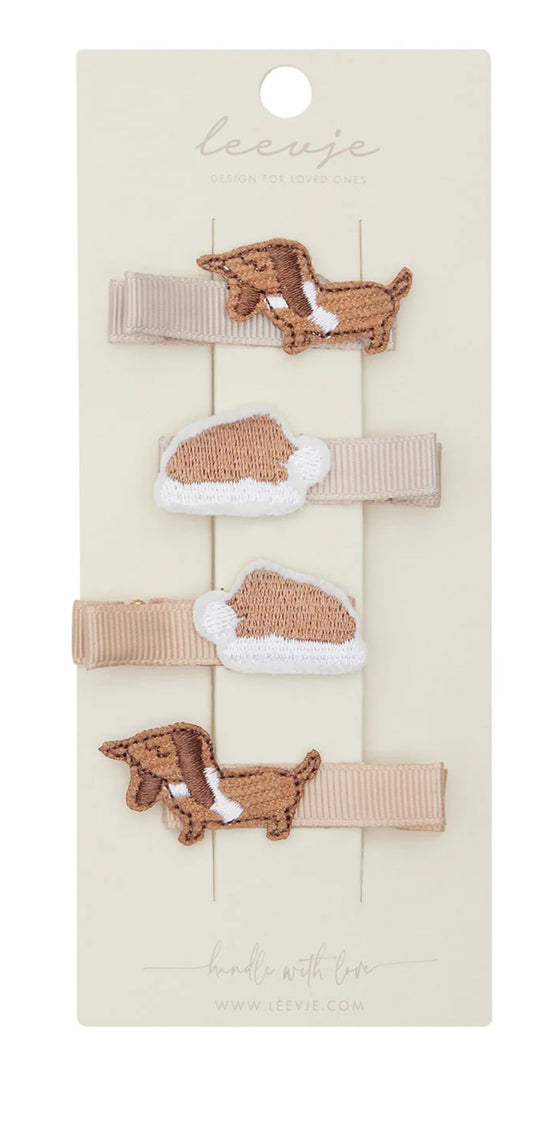 Haarspangen Little Dog