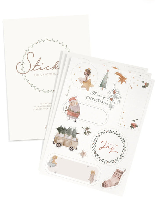 Geschenkaufkleber 'Christmas'