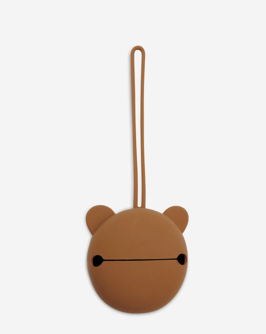 Silikon Schnuller Etui Caramel