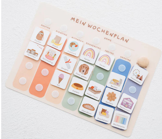 Routinchen Wochenplaner bunt inkl. Sympole