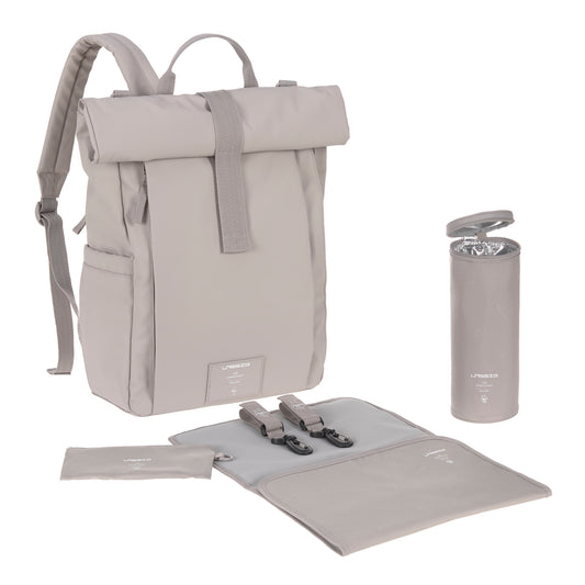 Rolltop Up Backpack taupe