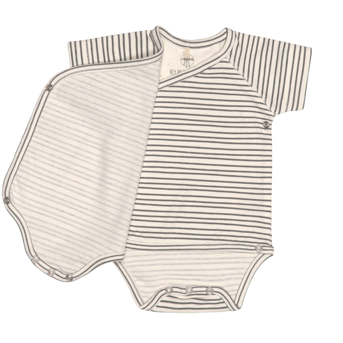 Short Sleeve Body Striped grey/anthracite