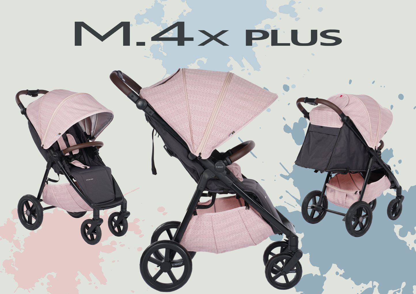 M.4x Plus Bundle inkl. Regenverdeck und Babyschalenadapter